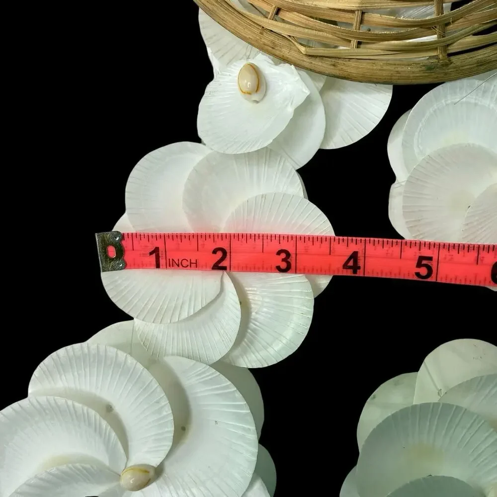 Vintage‎ Seashell Wind Chime Chandelier Hanging Mobile Boho Coastal Décor Read
